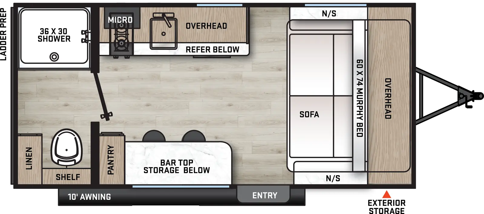 Aurora 15RBX Floorplan